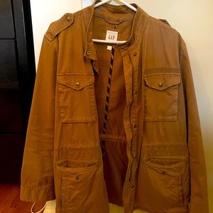 Caramel color utility jacket from the GAP
